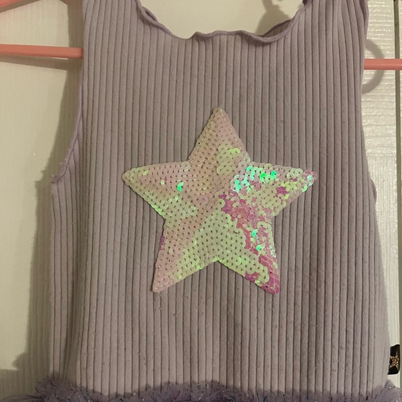 Purple Star Kids Dress - Picture 3 of 6